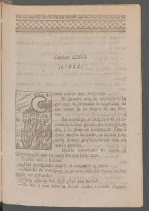 Capítulo LXXVII - ¡Libre!