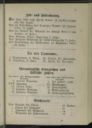 Zeit- und Festrechnung