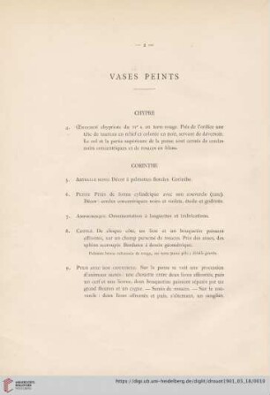 Vases peints (Nr. 4-133)