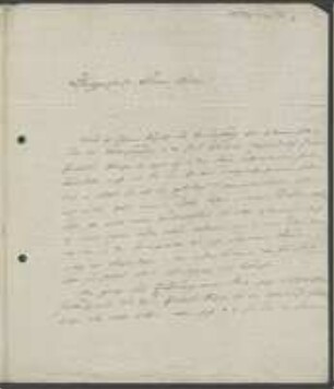 Brief von Heinrich Gottlieb Ludwig Reichenbach an August Emanuel Fürnrohr