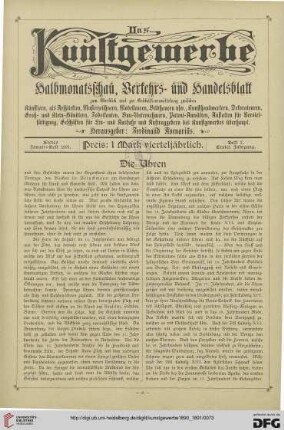 1. Januar-Heft 1891