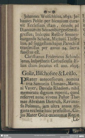 Goliz, Bischofsee &[et] Leislo