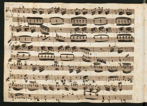 Sonaten. Auszüge; cemb; G-Dur; TorG deest; RaaG deest