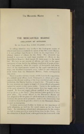 The Mercantile Marine