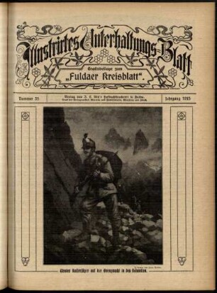 Ausgabe vom Sonntag, den 29. August 1915.