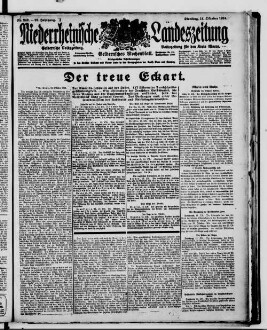 Niederrheinische Landeszeitung : Geldernsche Volkszeitung : Geldern'sches Wochenblatt : Volkszeitung für den Kreis Moers : erfolgreichstes Insertionsorgan in den Kreisen Geldern und Moers sowie in den Grenzbezirken der Kreise Cleve und Kempen