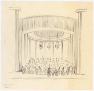 Opernhaus, Chemnitz Wiederaufbau: Bühne