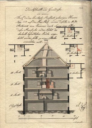 Drei Baugesuche (Blatt 162 bis 181)