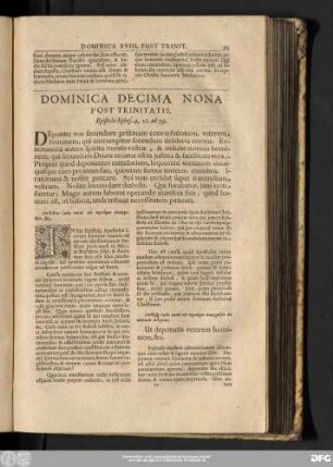 Dominica Decima Nona Post Trinitatis. Epistola Ephes. 4, 22. ad 29.