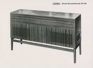 Grundig Stereo-Konzertschrank "SO 145" von Heinz R. Hübner