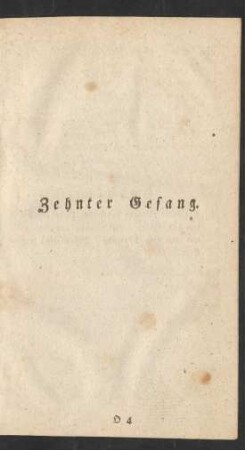 Zehnter Gesang