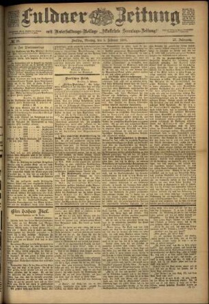 Ausgabe vom Montag, den 05. Februar 1900.