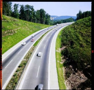 Rohrbrunn: Autobahn im Spessart