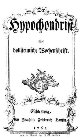 1762: Der Hypochondrist