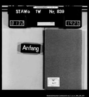 Aufstellung, Einsendung und Revision der Forst- und Materialienrechnung der Konservation Braunschweig