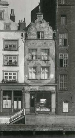 Fassade von Bürgerhaus Langebrücke 13 Danzig