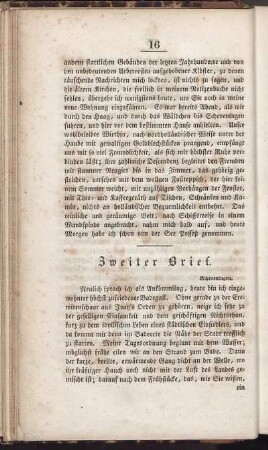 Zweiter Brief.