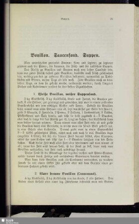 Bouillon, Saucenfond, Suppen