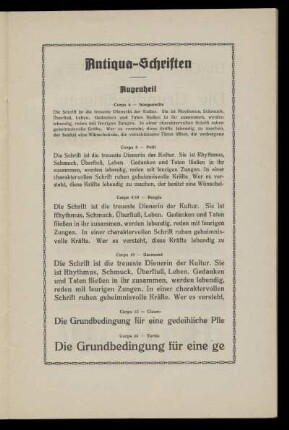 Antiqua-Schriften