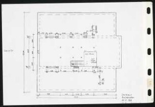 Seehaus Liebenberg, Liebenberg Umbau: Bestandszeichnung. Grundriss Dachgeschoss 1:100