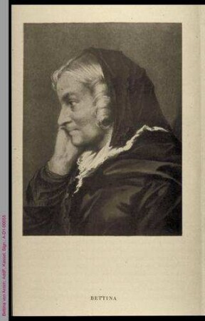 Porträt von Bettina von Arnim