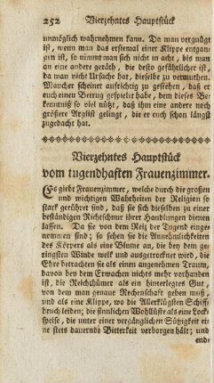 Vierzehntes Hauptstück vom tugendhaften Frauenzimmer