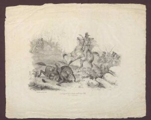"von Gagerns Tod bei Kandern, den 20. April 1848 (nach Augenzeugen)."