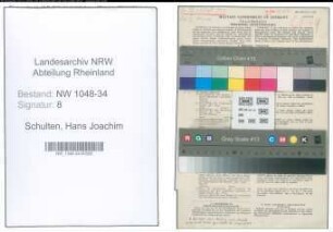 Entnazifizierung Hans Joachim Schulten , geb. 25.07.1899 (Arzt)
