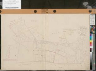Urkarte der Flur 14 (Brandheide) der Katastergemeinde Mindener Wald (Untergemeinde Bezirk Petershagen) [gleichzeitig Urkarte der Flur 30 der Katastergemeinde Petershagen]