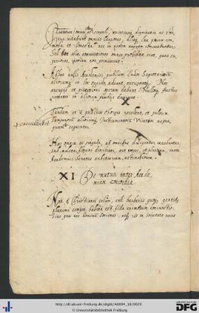 [fol. 10] De mutua academicorum concordia