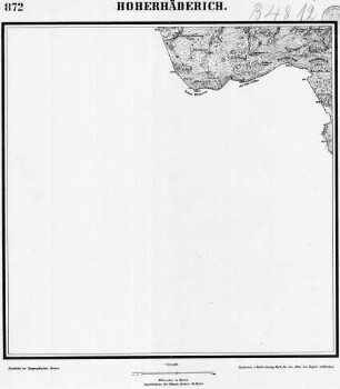 872 Hoherhäderich [Topographische Karte von Bayern 1:25.000 (Positionsblätter)]