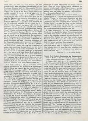 142-144 [Rezension] Brandi, Karl, Deutsche Reformation und Gegenreformation