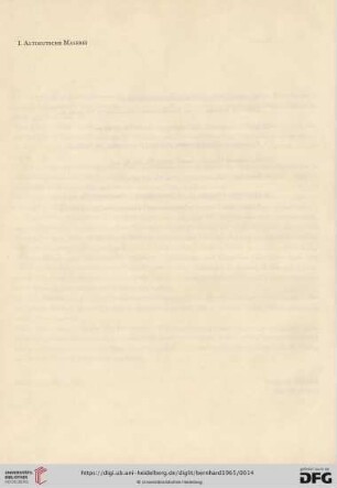 I. Altdeutsche Malerei/ Abbildungen Nr. 1-38