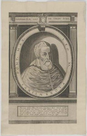 Bildnis von Papst Leo XI.
