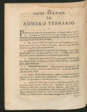 Caput Tertium. - Quartum.