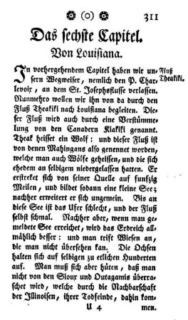 Das sechste Capitel - Von Louisiana.