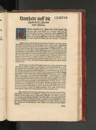 Vorrhede auff die Epistel S. Jacobi und Judas.