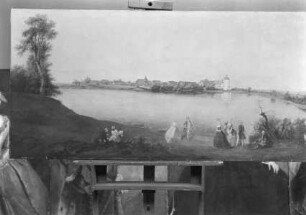 Schloß Rheinsberg mit der Kronprinzlichen Familie
