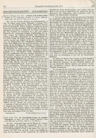 591-593 [Rezension] Volk, Paulus, Die Generalkapitels-Rezesse der Bursfelder Kongregation; 3.1654 - 1780