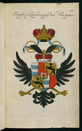 133, Wappen der Fürsten von Lamberg