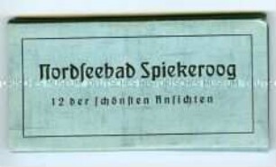 Leporello mit Ansichten von Spiekeroog