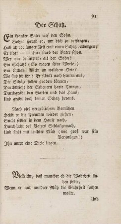 Der Schatz