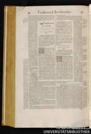 Feudorum Liber secundus.
