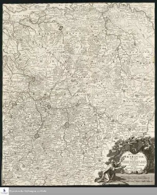 Ducatus Brabantiae Nova Tabula : in qua Lovanii Bruxellarum March. S. Imperii Silvae Ducis et Mechliniae Domminia in suas quasque minores Ditiones subdivisa ostenduntur