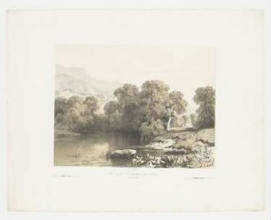 À Bex, Canton de Vaud, Blatt 12 der Folge "Sites variés de paysages par Calame"