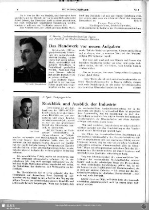 Das Handwerk vor neuen Aufgaben