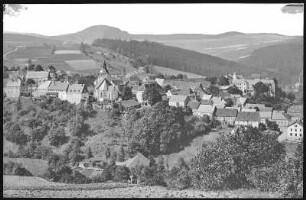 Lauenstein. Blick auf Lauenstein