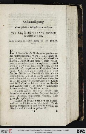 Ankündigung