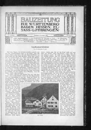 Landhausarchitektur