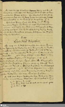 § 88 Churfürst Augustus